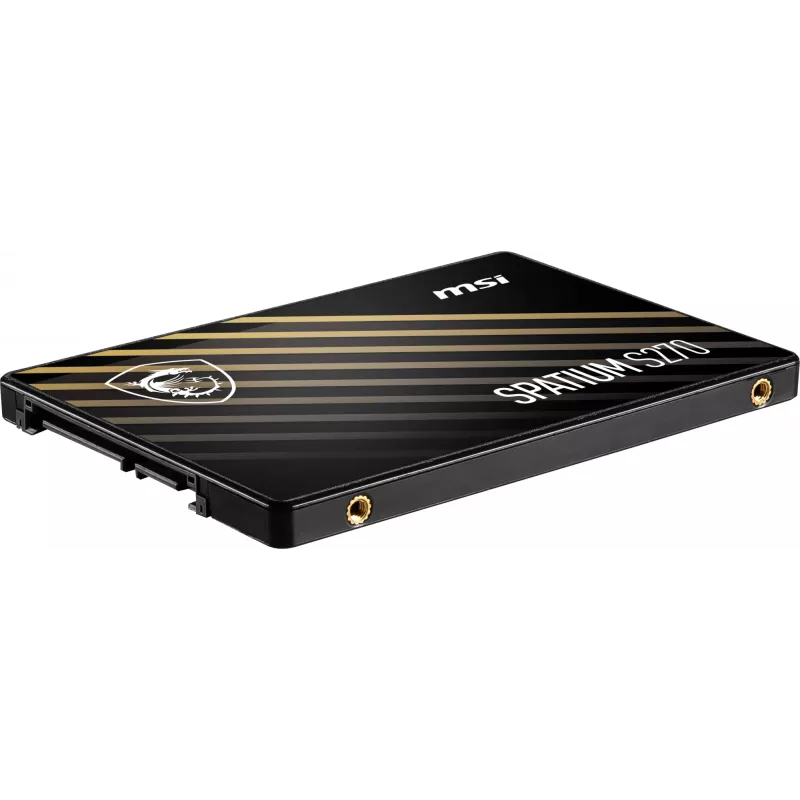 SSD SATA III de 2,5 pulgadas MSI SPATIUM S270 480 GB — 3D NAND, 450 MB/s escritura, 2 millones de horas MTBF