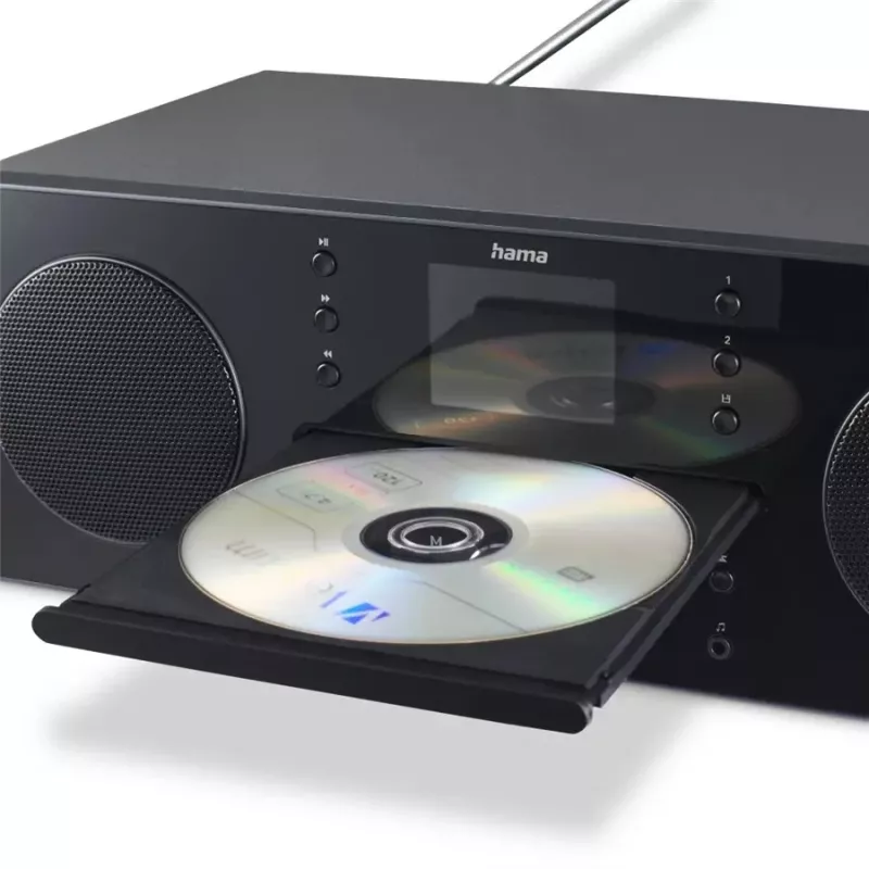 Hama DIR1570CBT negro, gris reproductor de CD portátil