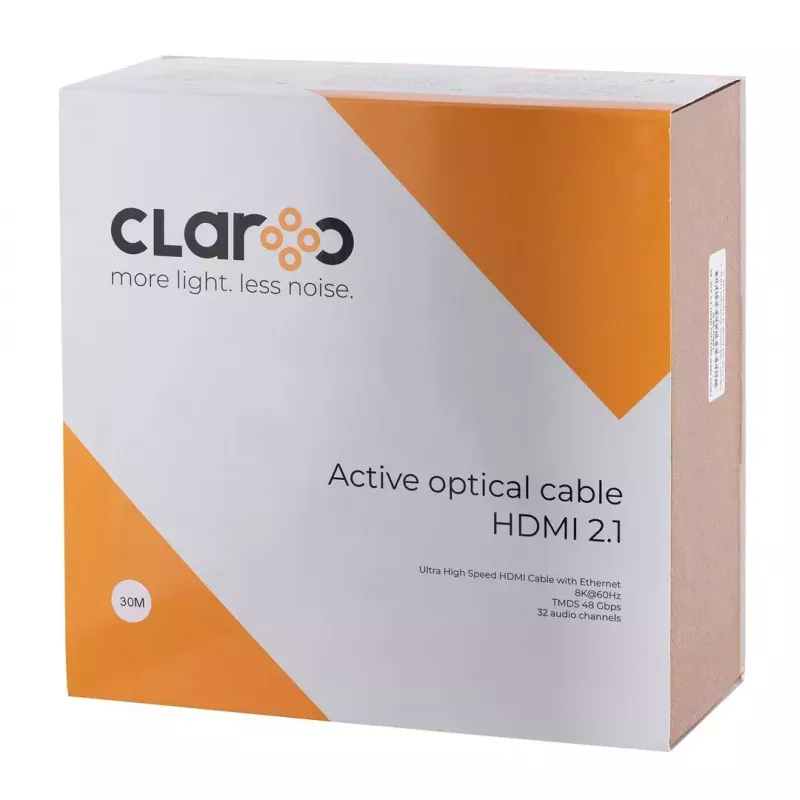 Cable HDMI claroc FEN-HDMI-21-30M — 30 m, HDMI 2.1, compatible con 8K 120Hz