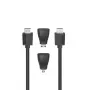 Hama Cable HDMI 1,5 m Type-A conector macho a conector macho 18 Gbit/s negro