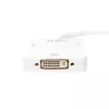LogiLink CV0045A adaptador de Mini DisplayPort a HDMI/DVI/DisplayPort, 4K, 0,15 m, blanco