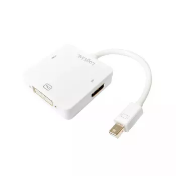 Adaptador de cable de vídeo LogiLink CV0045A 0,15 m blanco