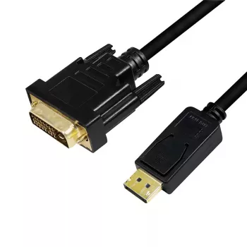 Adaptador de cable de vídeo LogiLink CV0130 1 m DisplayPort DVI negro