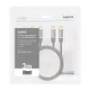 Cable de audio LogiLink CA1206 3 m 2xCinch conector macho negro