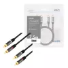 Cable de audio LogiLink CA1208 7,5 m 2 x Cinch negro