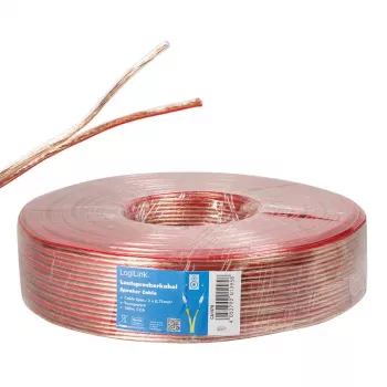 Cable de audio LogiLink CA1078 100 m transparente