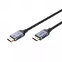 Cable DisplayPort Unitek C1626GY01-2M, DisplayPort 2.1 conector macho–macho, 2 m, 80 Gbit/s, 16K@60Hz, 4K@240Hz, HDR, HDCP 2.2