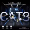 Cable de red UNITEK C18149AGY03-2M RJ-45 Cat8 2 m negro