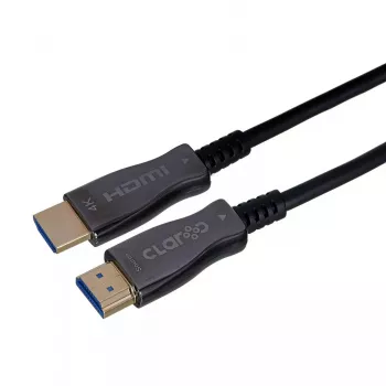 claroc FEN-HDMI-20-40M, cable HDMI de fibra óptica, cable óptico activo (AOC) HDMI 2.0, 4K, 40 m