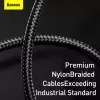 Cable USB Baseus CASX020001 1 m USB A USB C negro