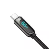 Cable USB Baseus CASX020001 1 m USB A USB C negro