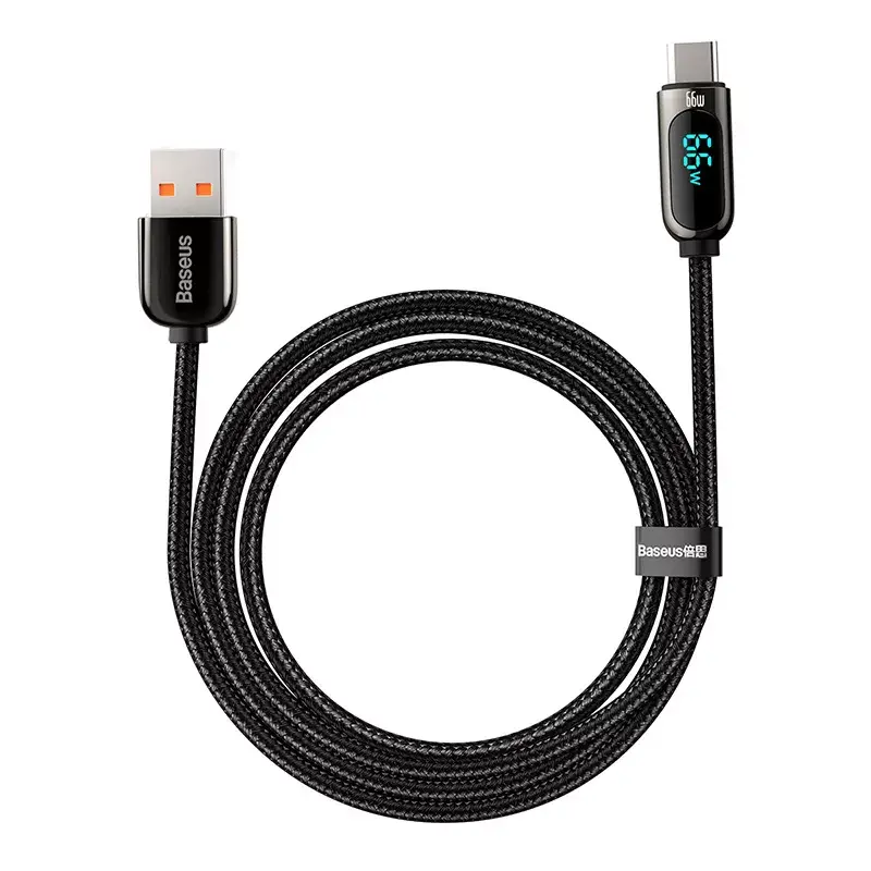 Cable USB Baseus CASX020001 1 m USB A USB C negro