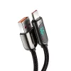Cable USB Baseus CASX020001 1 m USB A USB C negro