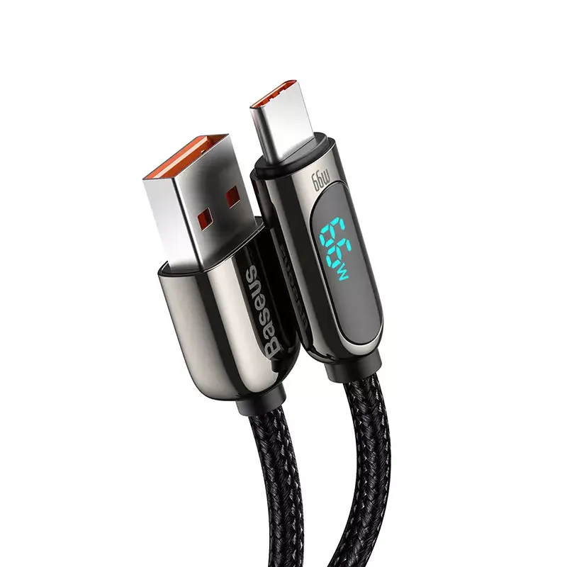 Cable USB Baseus CASX020001 1 m USB A USB C negro