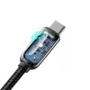 Cable USB Baseus CASX020001 1 m USB A USB C negro
