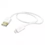 Cable de carga Hama, USB-A - Lightning, 1,5 m, blanco