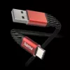 Cable USB Hama Extreme USB 2.0 1,5 m USB A USB C negro, rojo