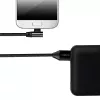 LogiLink CU0142 cable USB 2.0, USB-A a Micro-USB B (acodado 90°), trenzado, 1 m, negro
