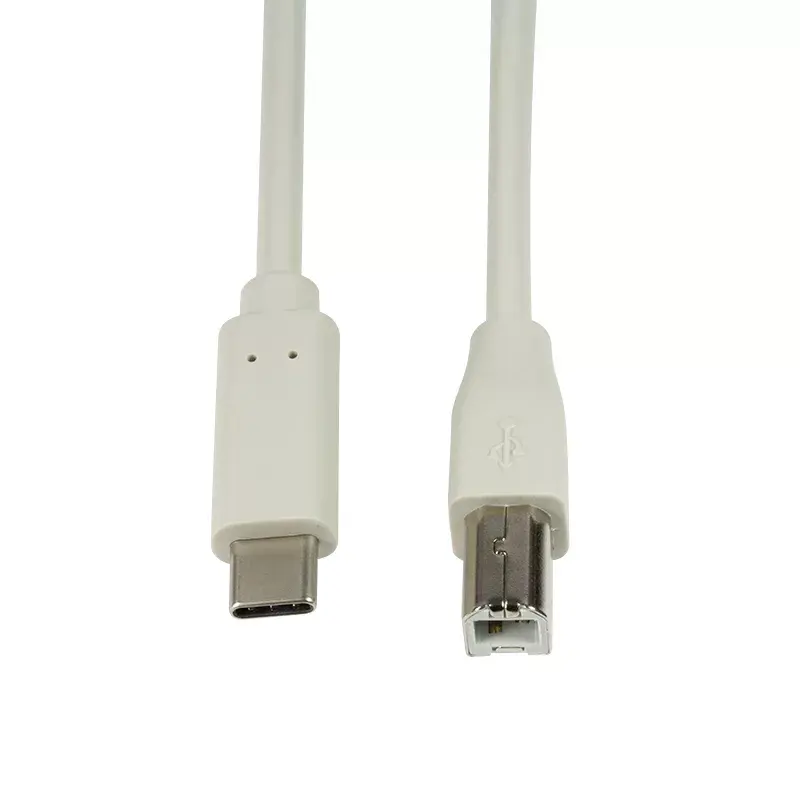 LogiLink CU0160 cable USB 2.0 de USB-C a USB-B, 1 m, gris