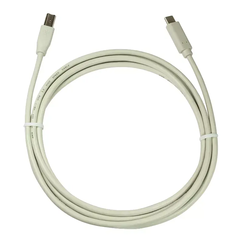 LogiLink CU0160 cable USB 2.0 de USB-C a USB-B, 1 m, gris