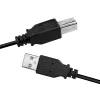 Cable USB LogiLink CU0008B 3 m USB A a USB B negro