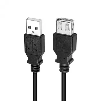 Cable USB LogiLink CU0012B 5 m USB 2.0 A a A negro