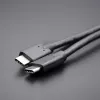 Qoltec 52352 cable USB-C a USB-C, USB 3.1, 5 Gbit/s, 2,5 m, negro