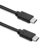 Qoltec 52352 cable USB-C a USB-C, USB 3.1, 5 Gbit/s, 2,5 m, negro