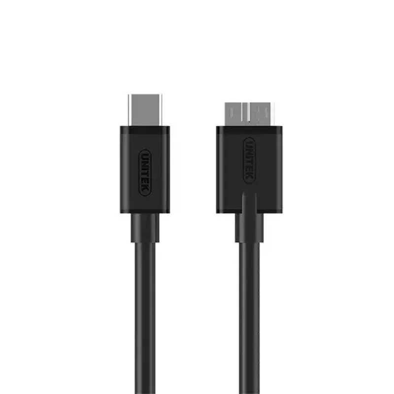 Unitek Y-C475BK cable USB-C a Micro-USB B, USB 3.0, 1 m, negro