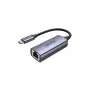 Unitek U1323A adaptador de USB-C a RJ45 Gigabit Ethernet, PD 100 W