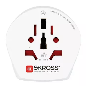 Adaptador de viaje Skross Combo World a Israel