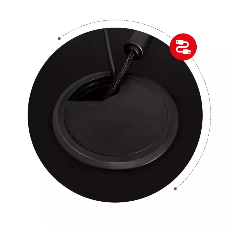 Huzaro Hero 6.3 escritorio gaming, 154×48×74 cm, tablero de 1,5 cm, negro