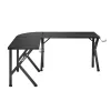 Huzaro Hero 6.3 escritorio gaming, 154×48×74 cm, tablero de 1,5 cm, negro