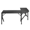 Huzaro Hero 6.3 escritorio gaming, 154×48×74 cm, tablero de 1,5 cm, negro