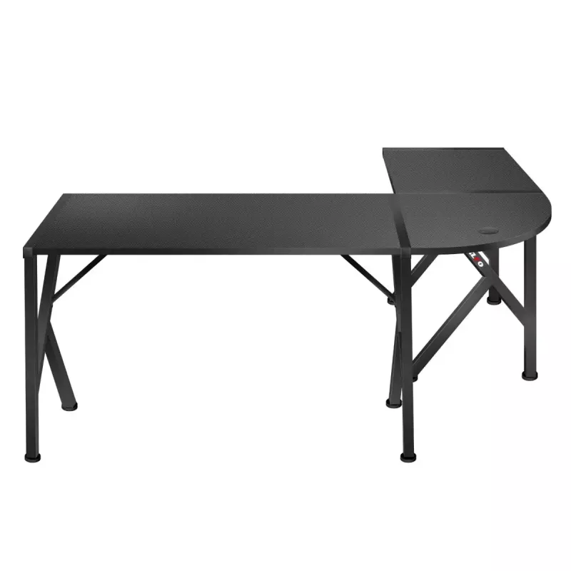Huzaro Hero 6.3 escritorio gaming, 154×48×74 cm, tablero de 1,5 cm, negro