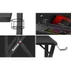 Huzaro Hero 6.3 escritorio gaming, 154×48×74 cm, tablero de 1,5 cm, negro