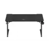 Escritorio gaming ergonómico huzaro Hero 3.3 Negro — tablero recto rectangular 1400x600 mm, altura 740 mm, tablero de 15 mm