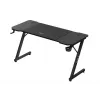 Escritorio gaming ergonómico huzaro Hero 3.3 Negro — tablero recto rectangular 1400x600 mm, altura 740 mm, tablero de 15 mm