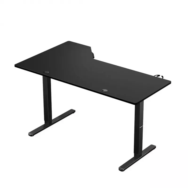 Huzaro Hero 9.1 escritorio gaming eléctrico, altura regulable, 145×85 cm, negro