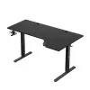 Huzaro Hero 9.1 escritorio gaming eléctrico, altura regulable, 145×85 cm, negro