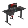 Huzaro Hero 9.1 escritorio gaming eléctrico, altura regulable, 145×85 cm, negro