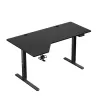 Huzaro Hero 9.1 escritorio gaming eléctrico, altura regulable, 145×85 cm, negro