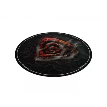 Alfombrilla para silla GENESIS Tellur 400 Round Lava Multicolor Tejido Goma