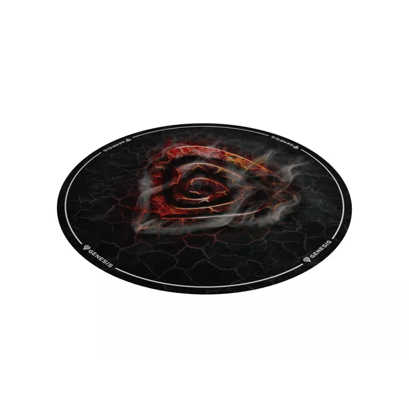 Alfombrilla para silla GENESIS Tellur 400 Round Lava Multicolor Tejido Goma