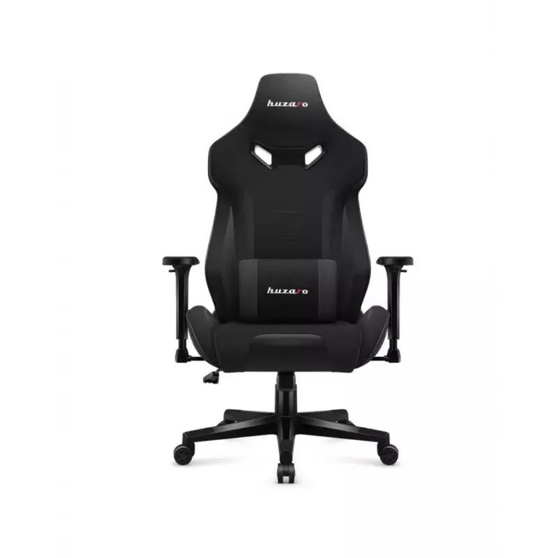 Silla gaming Huzaro Force 7.6 Negra — asiento envolvente acolchado, respaldo ajustable, peso máx. 150 kg