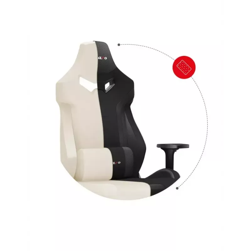 Silla gaming Huzaro Force 7.6 Negra — asiento envolvente acolchado, respaldo ajustable, peso máx. 150 kg