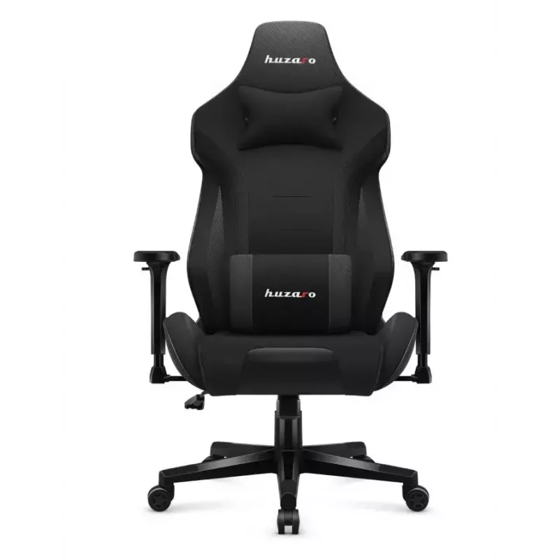 Silla gaming Huzaro Force 7.6 Negra — asiento envolvente acolchado, respaldo ajustable, peso máx. 150 kg