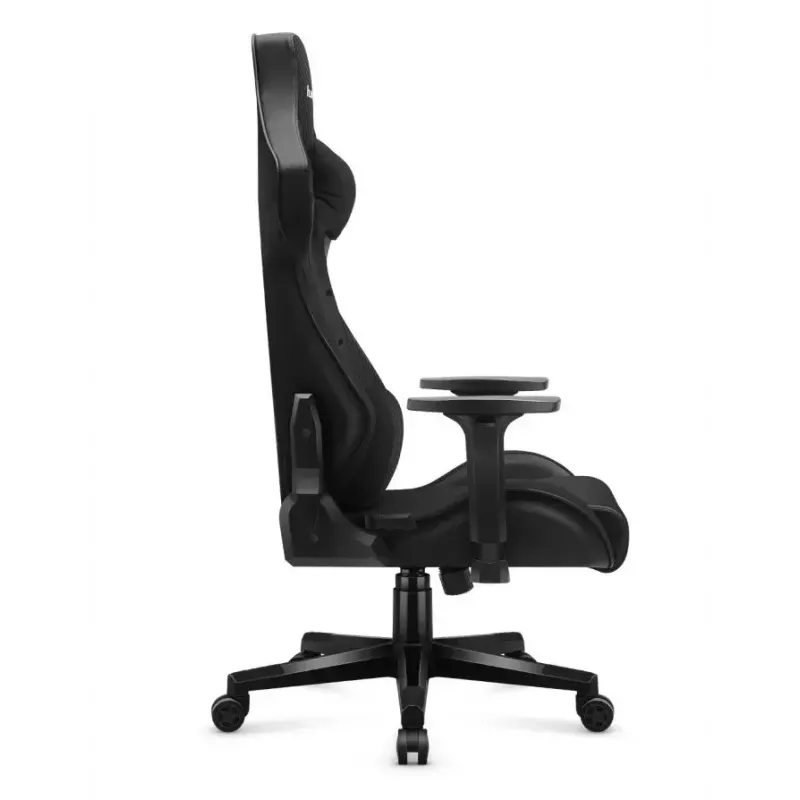Silla gaming Huzaro Force 7.6 Negra — asiento envolvente acolchado, respaldo ajustable, peso máx. 150 kg