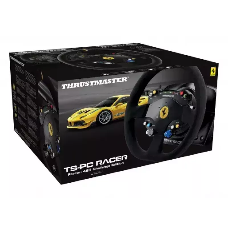 Thrustmaster TS-PC Racer Ferrari 488 Challenge Edition Negro USB 2.0 Volante Analógico / Digital