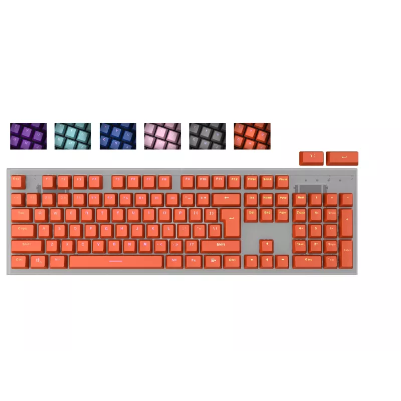 Tecla para teclado GENESIS LEAD 300 Universal ABS Naranja